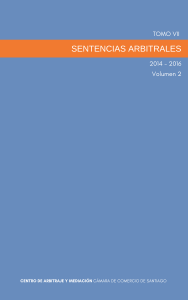 Sentencias Arbitrales – Tomo VII (Volumen I y Volumen II) (2014-2016).
