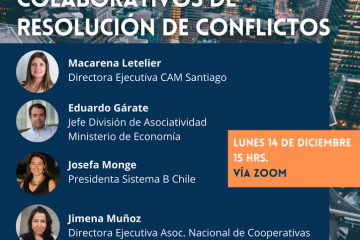 Conversatorio Economía Sostenible y Mecanismos Colaborativos de Resolución de Conflictos