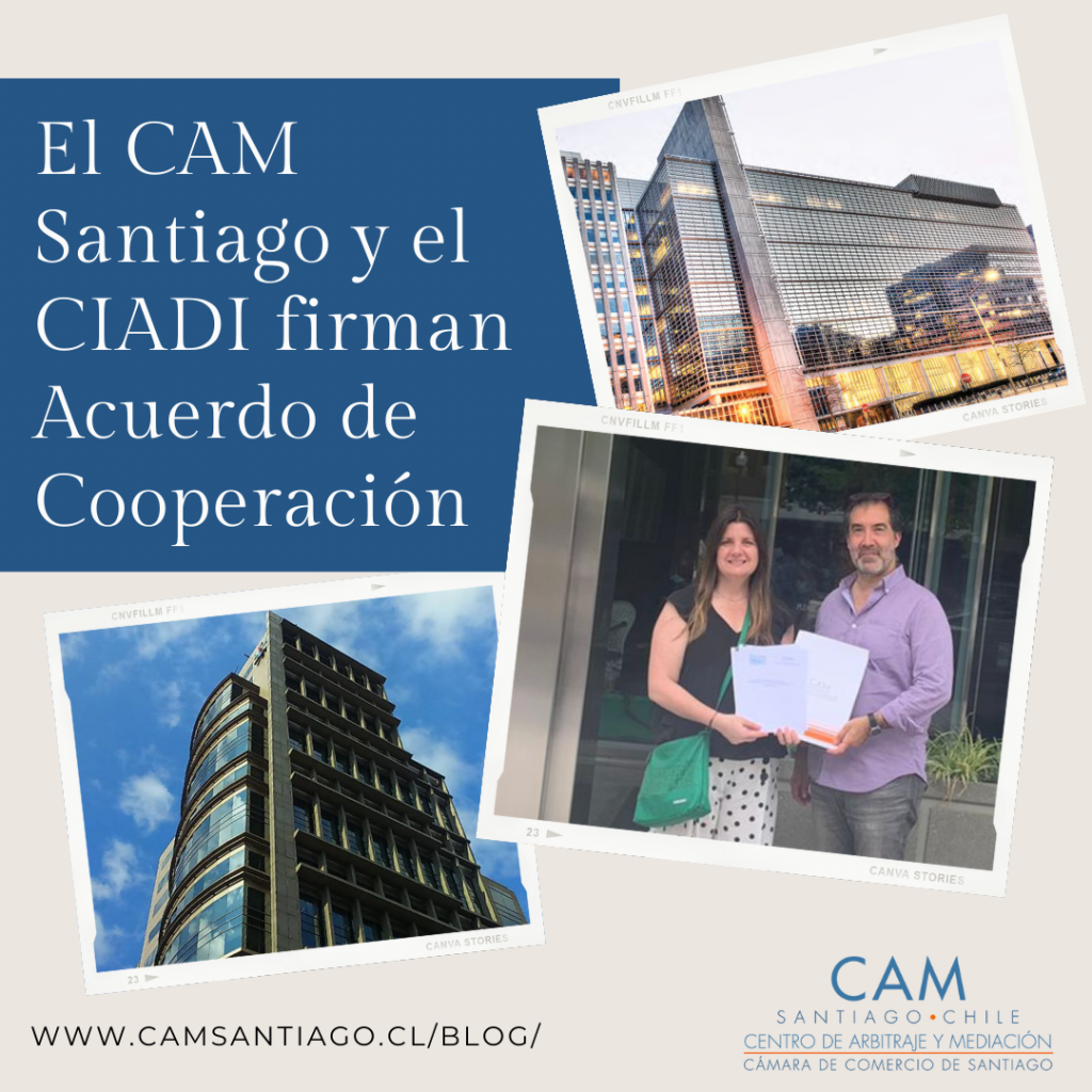 El CAM Santiago y el CIADI firman Acuerdo de Cooperación