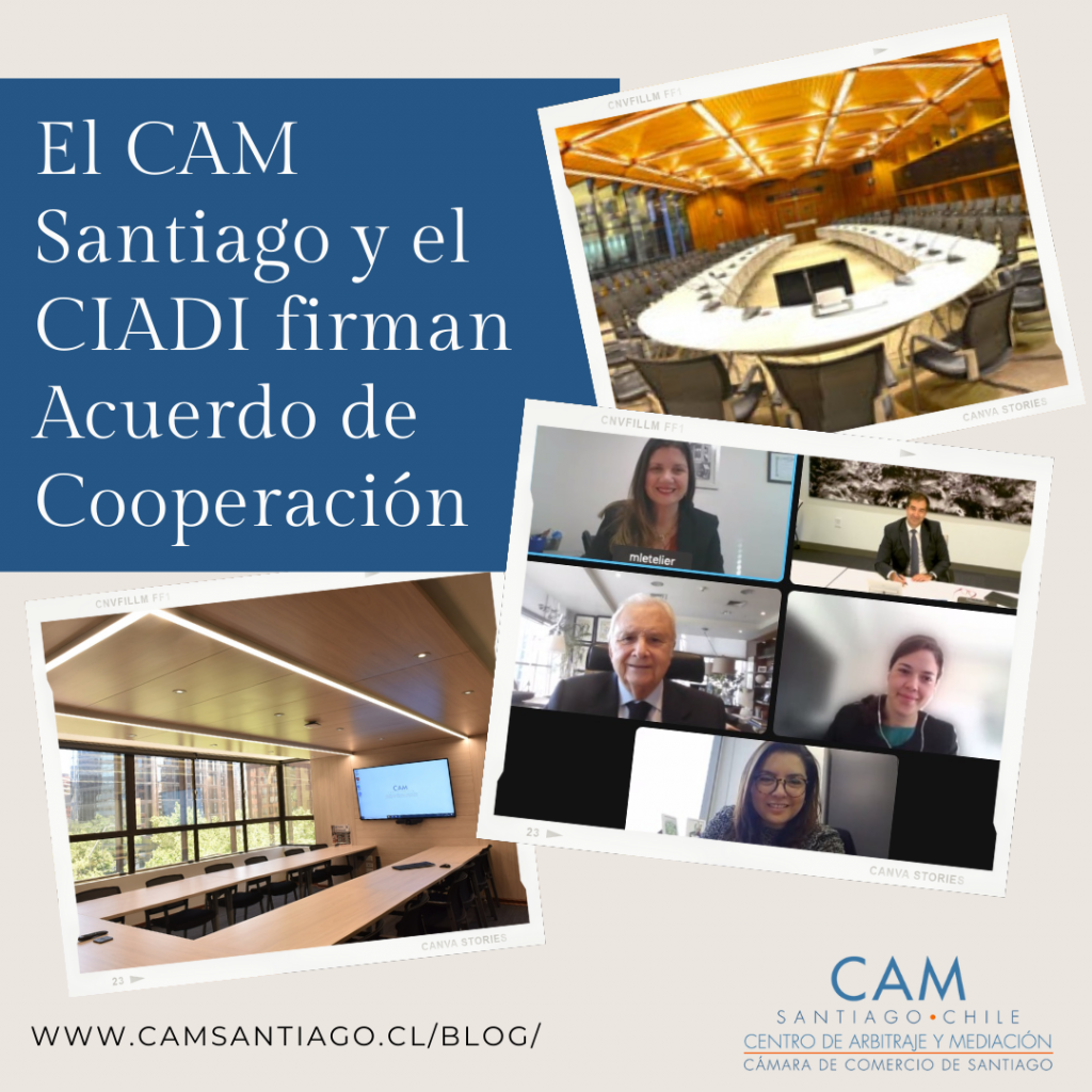 El CAM Santiago y el CIADI firman Acuerdo de Cooperación