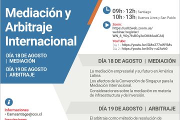 Webinar Mediación y Arbitraje Internacional