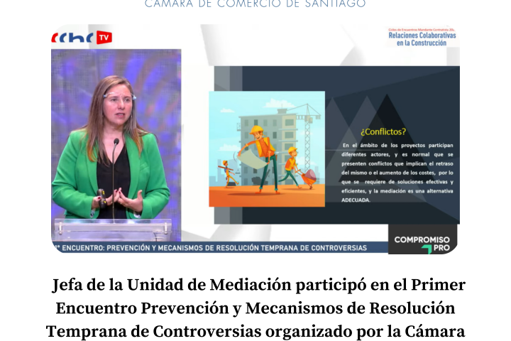 Jefa de la Unidad de Medición participó en el Primer Encuentro sobre Prevención y Mecanismos de Resolución Temprana