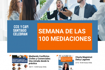¡Semana de las 100 Mediaciones en el CAM Santiago!