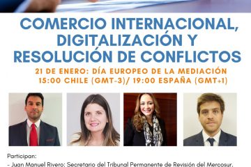 Conversatorio “Comercio Internaciona, Digitalización y resolución de Conflictos”