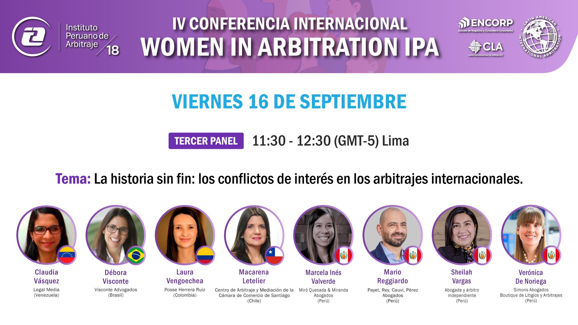Conferencia Women in Arbitration IPA