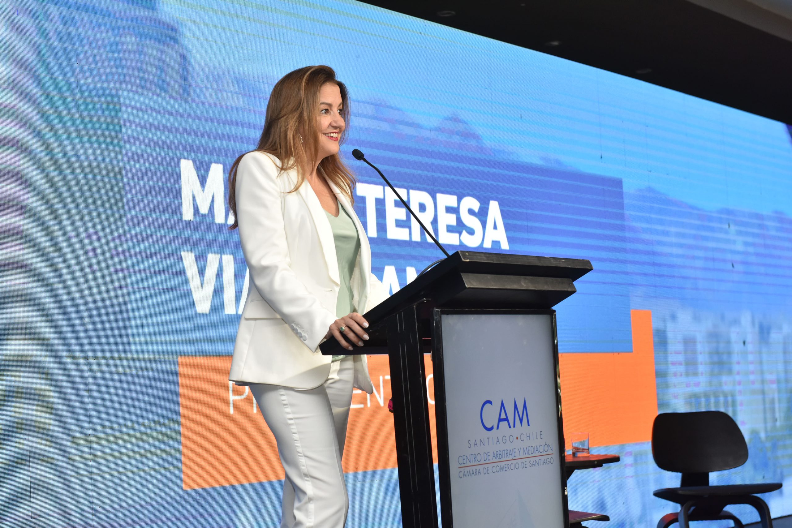María Teresa Vial (presidenta de la CCS): “Una institución que nos llena de orgullo como Cámara de Comercio de Santiago”