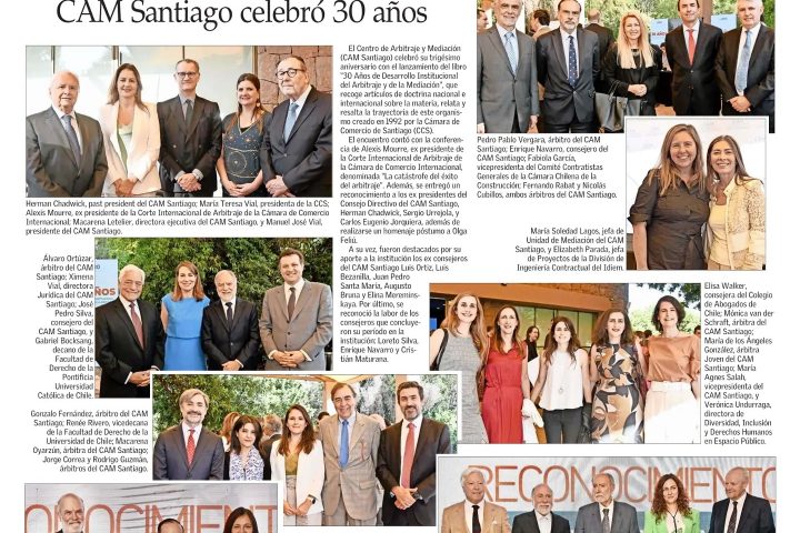 [El Mercurio] El CAM Santiago celebró 30 años