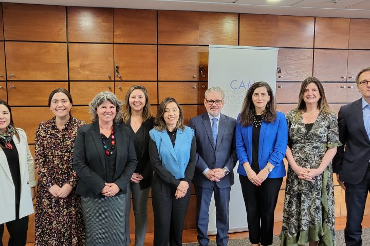 Autoridades del CAM Santiago y del INAPI se reúnen con el Subdirector General de la OMPI