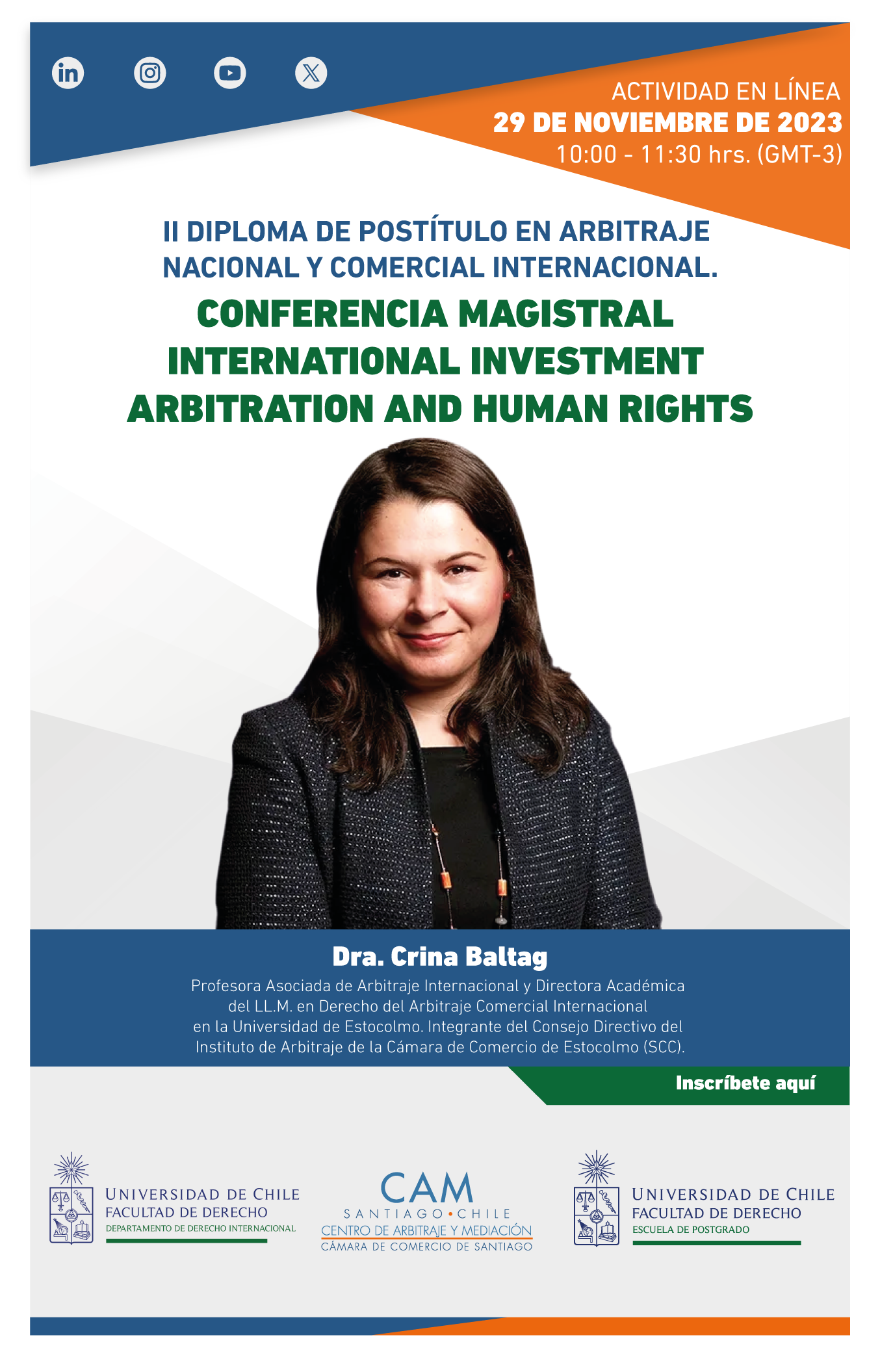 Conferencia Crina Baltag International Investment Arbitration and Human Rights
