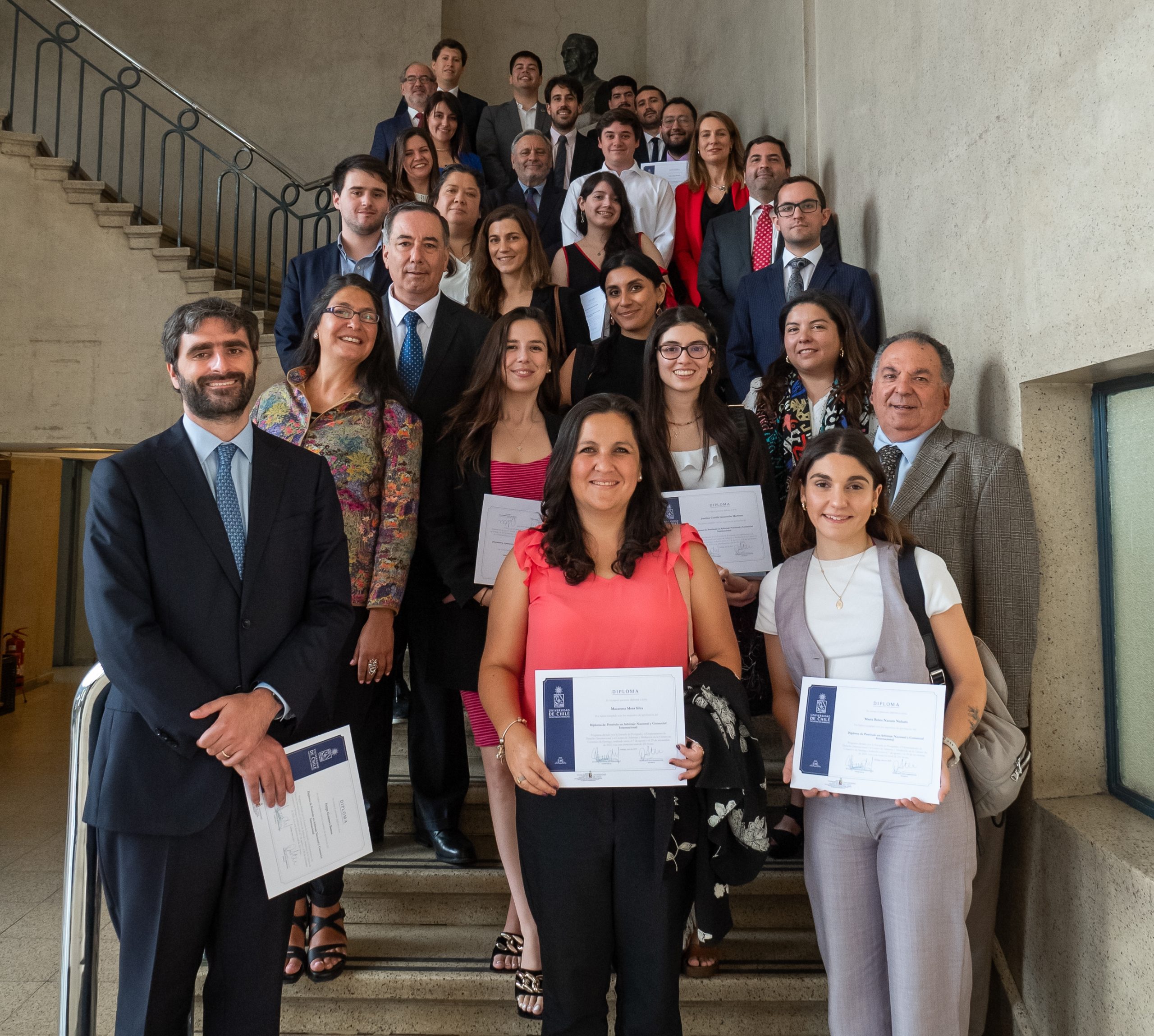 2° edición del Diploma de Postítulo en Arbitraje Nacional y Comercial Internacional finaliza con ceremonia en la Universidad de Chile