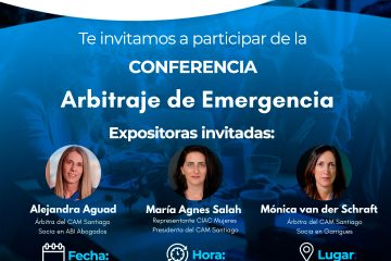 Conferencia CIAC Mujeres: Arbitraje de Emergencia.